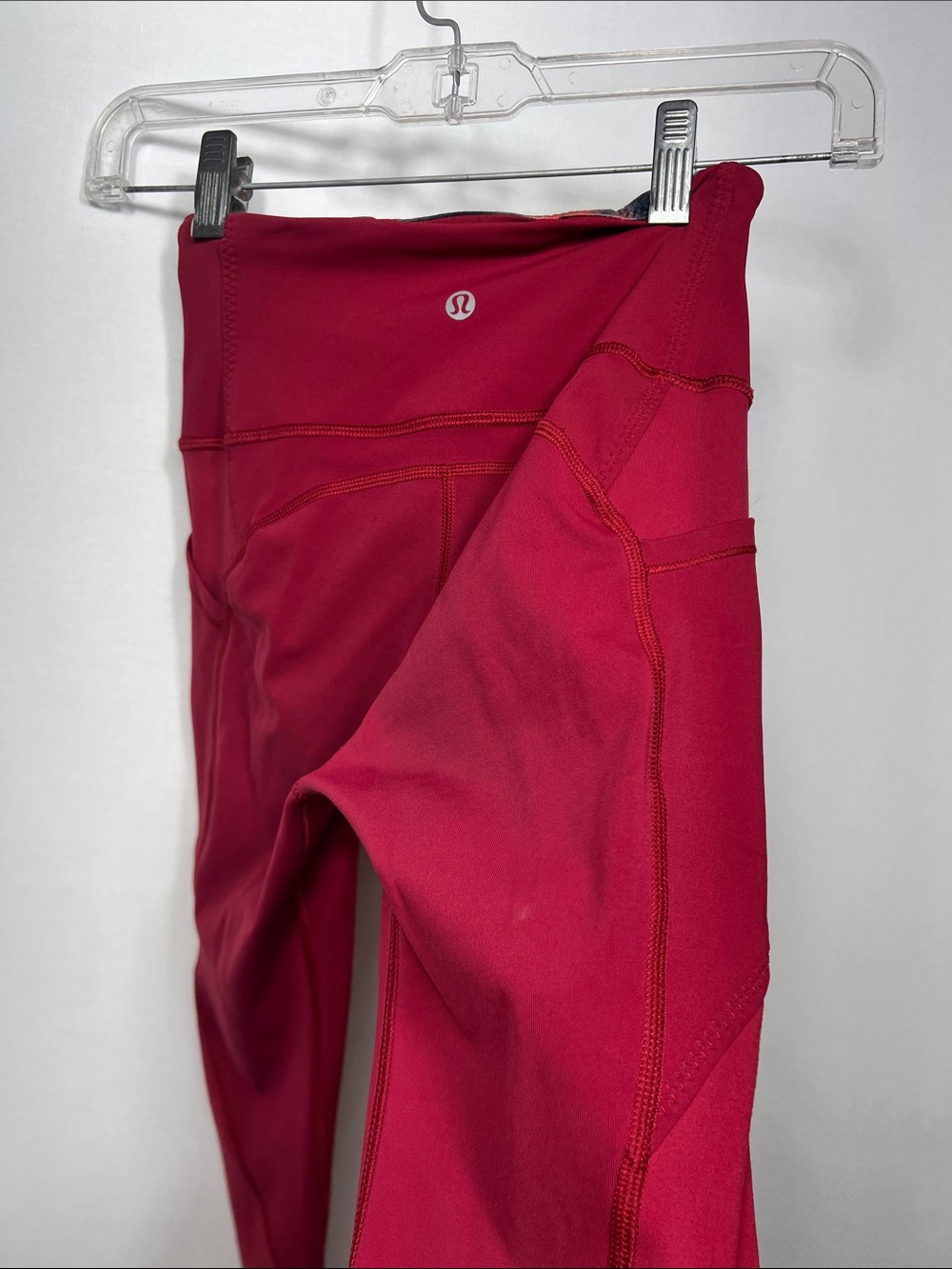 High-Waist Performance Leggings in Deep Berry - Picture 11 of 11